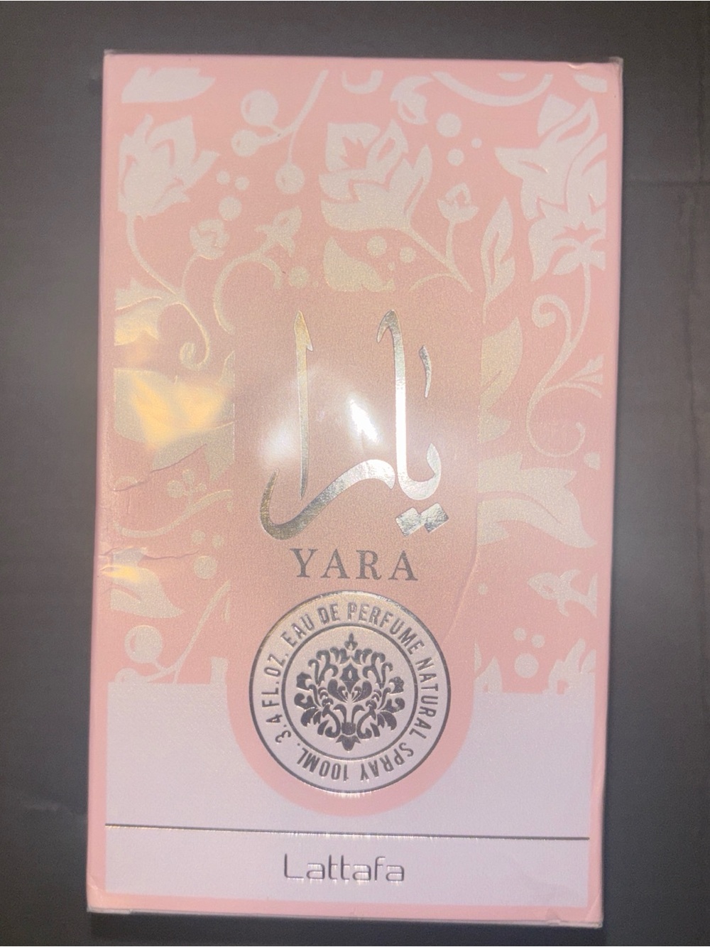 Ara Yara Pink and Gold Perfume Box
